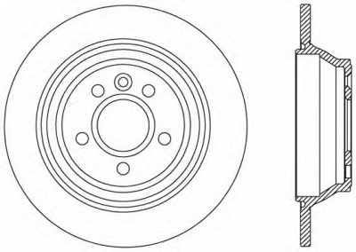 OPEN PARTS bdr245710 -  Тормозной диск